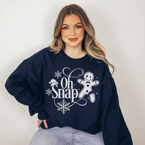C & Win Sports Oh Snap! Sweatshirt S / Navy - C & Win Sports